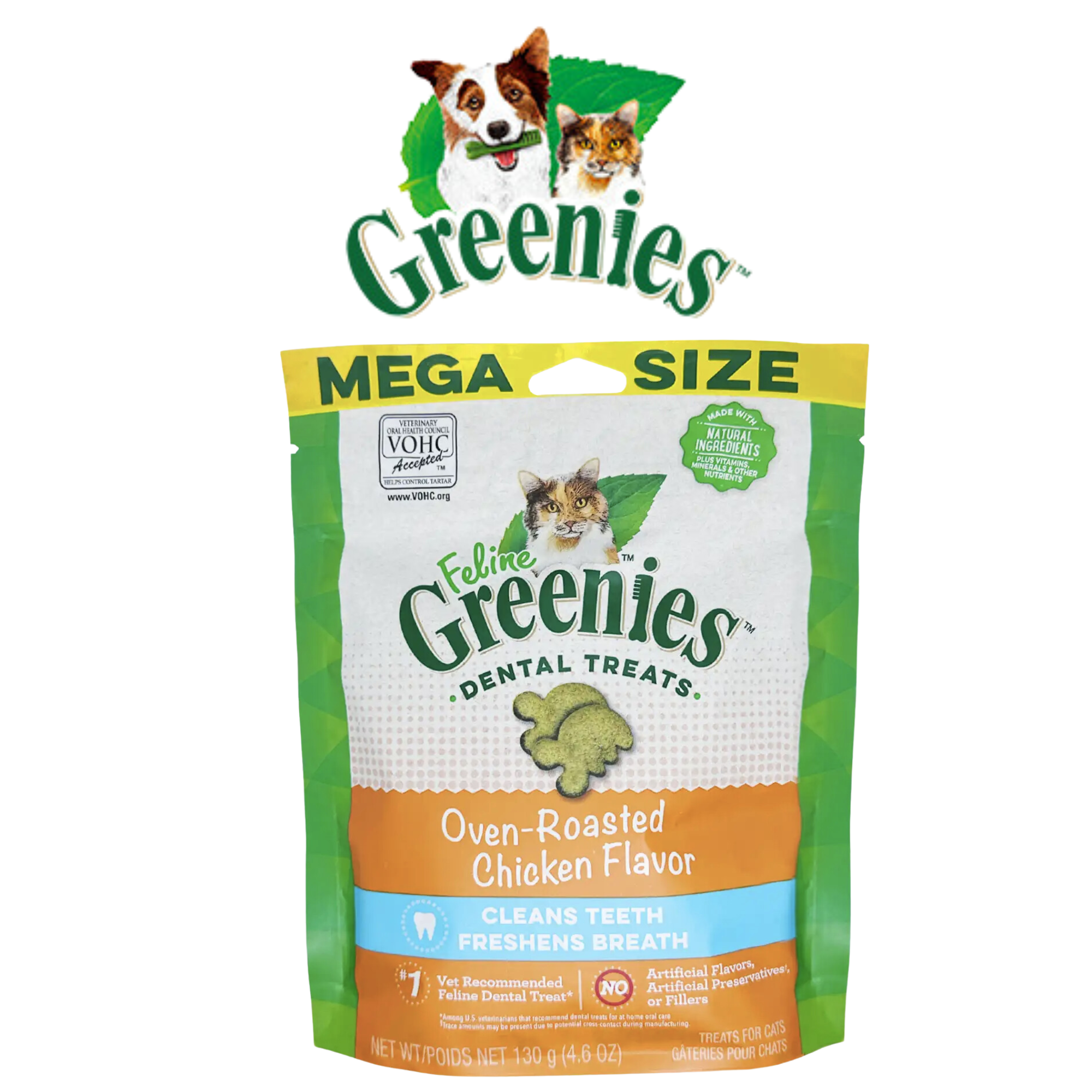 Greenies - Feline Dental Treats  Chicken (4.6oz)
