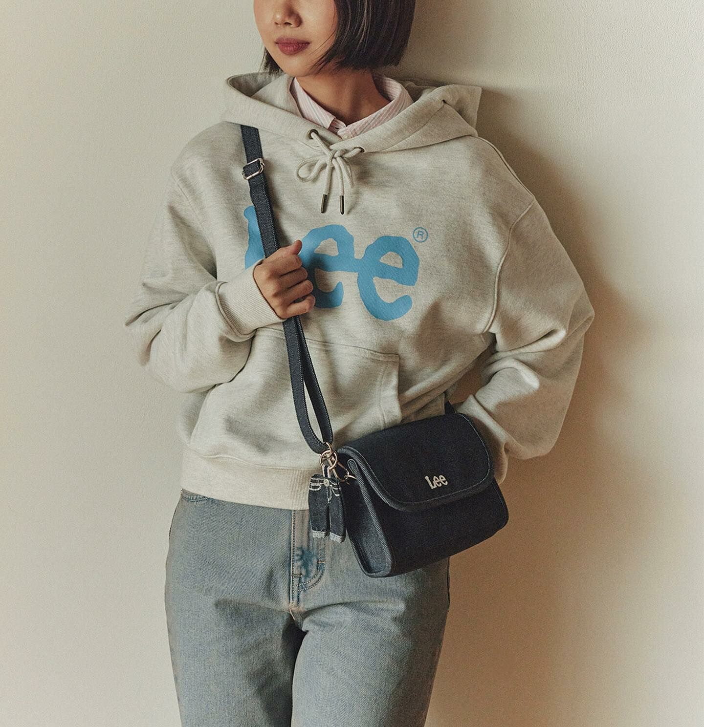 【LEE】COTTON MINI CROSS BAG LEE 韓國限定COTTON MINI CROSSBAG (3色)
