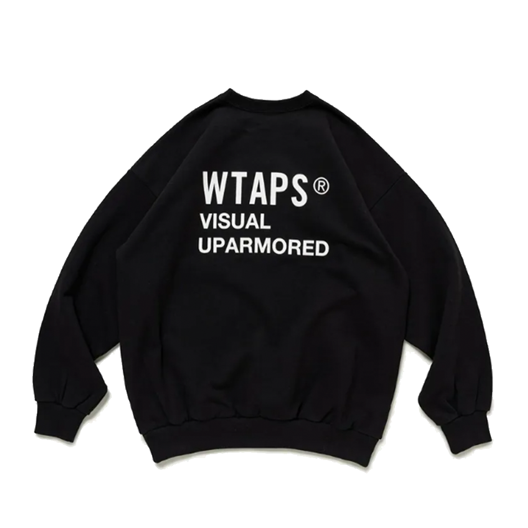 WTAPS EX47 ブラック FORTLESS SWEATER COTTON original.png?1708405930