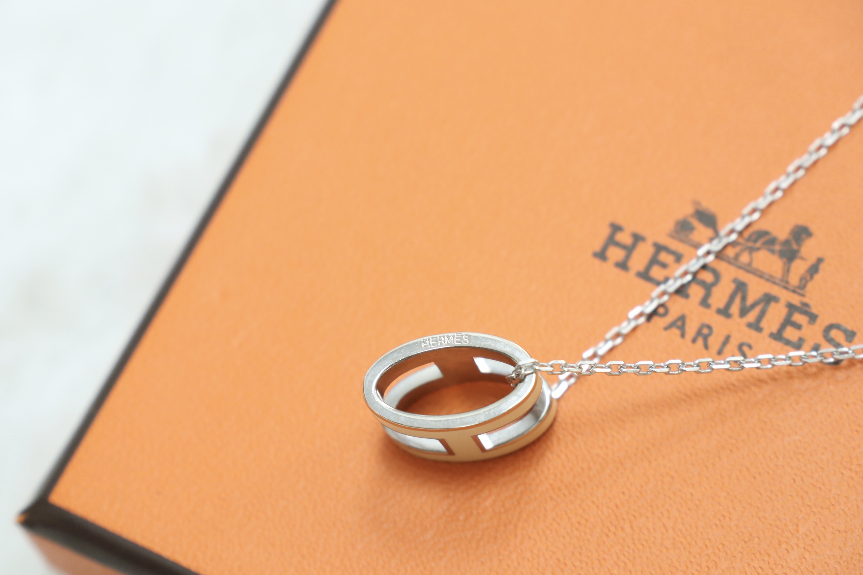 Hermes Pop H白銀吊墜🤍