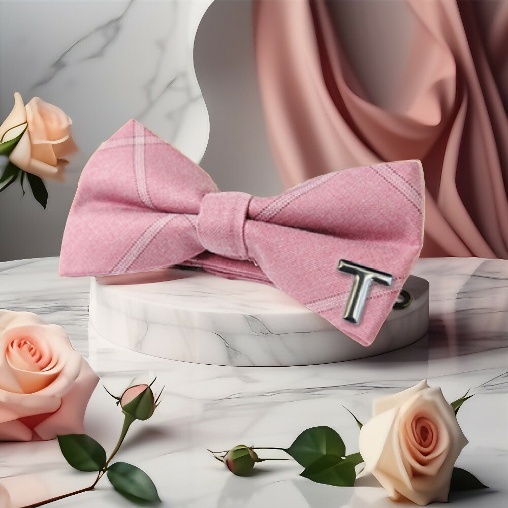 3D啞銀立體字母 - 韓版煲呔