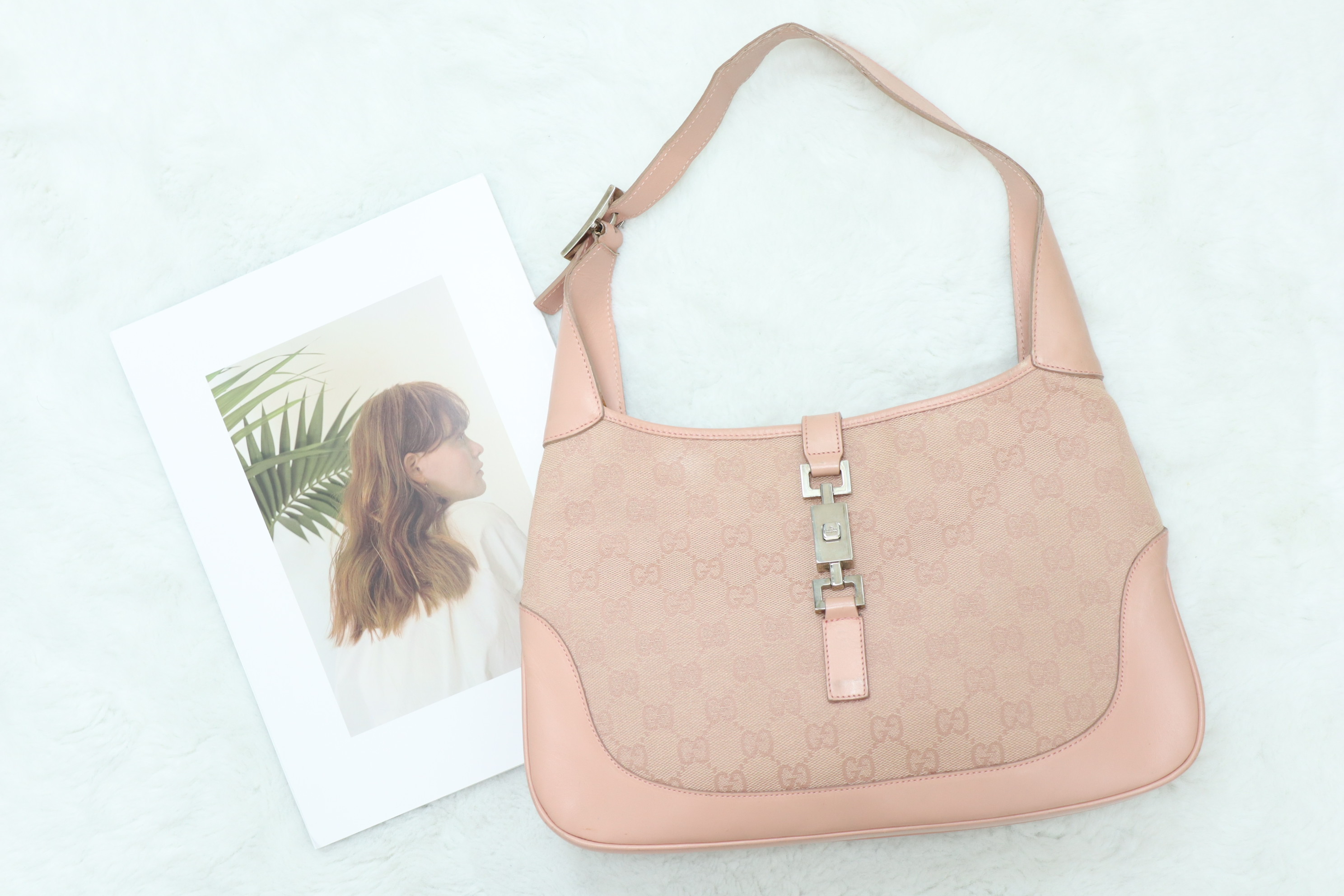 Gucci Jackie 粉紅色