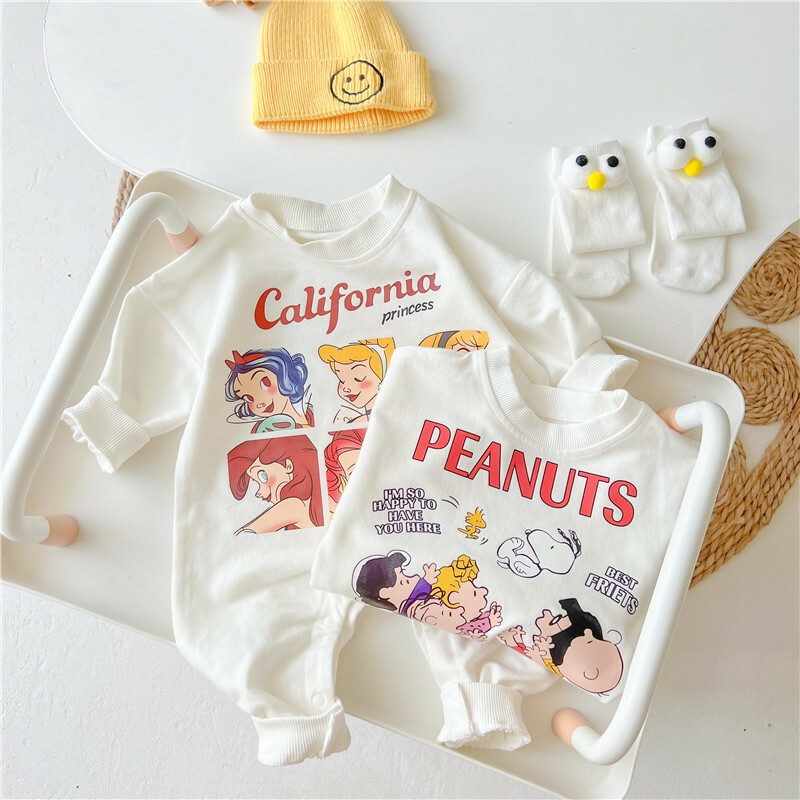 peanuts and princess romper