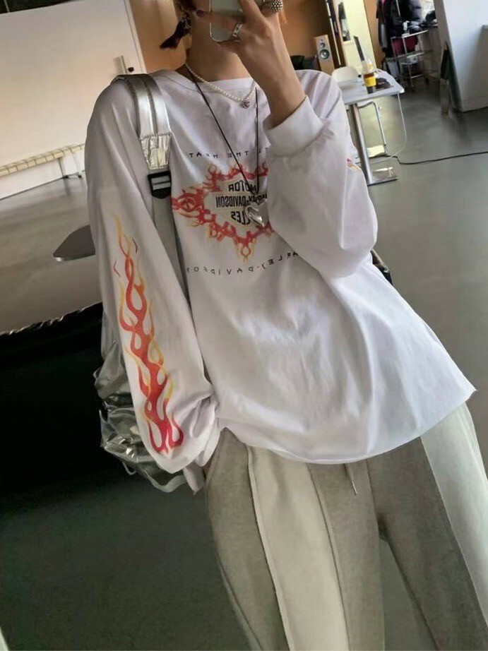 火焰圖束口棉長T