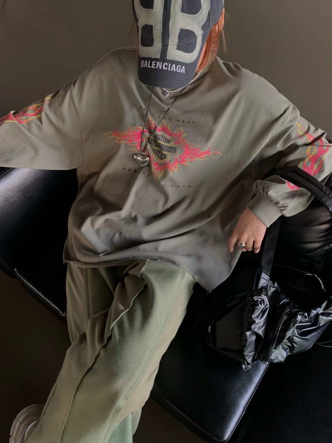 火焰圖束口棉長T