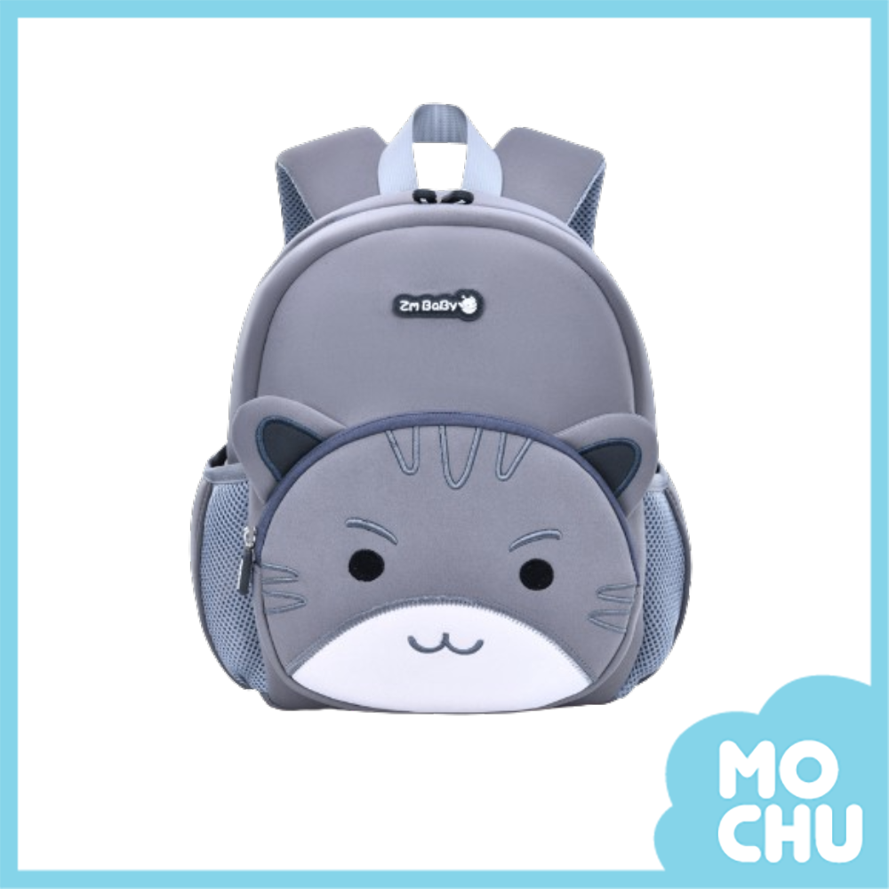 灰色小貓咪後揹包