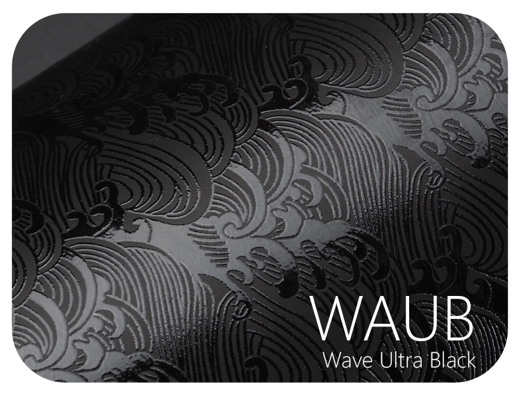 LIFE+GUARD WAUB Wave Ultra Black pattern texture for camera skin