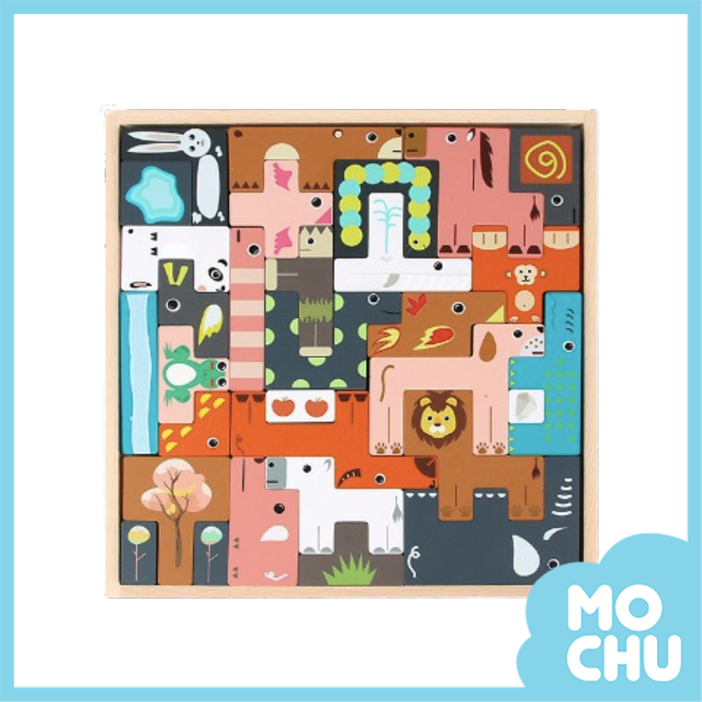 動物俄羅斯拼圖積木（兩款）