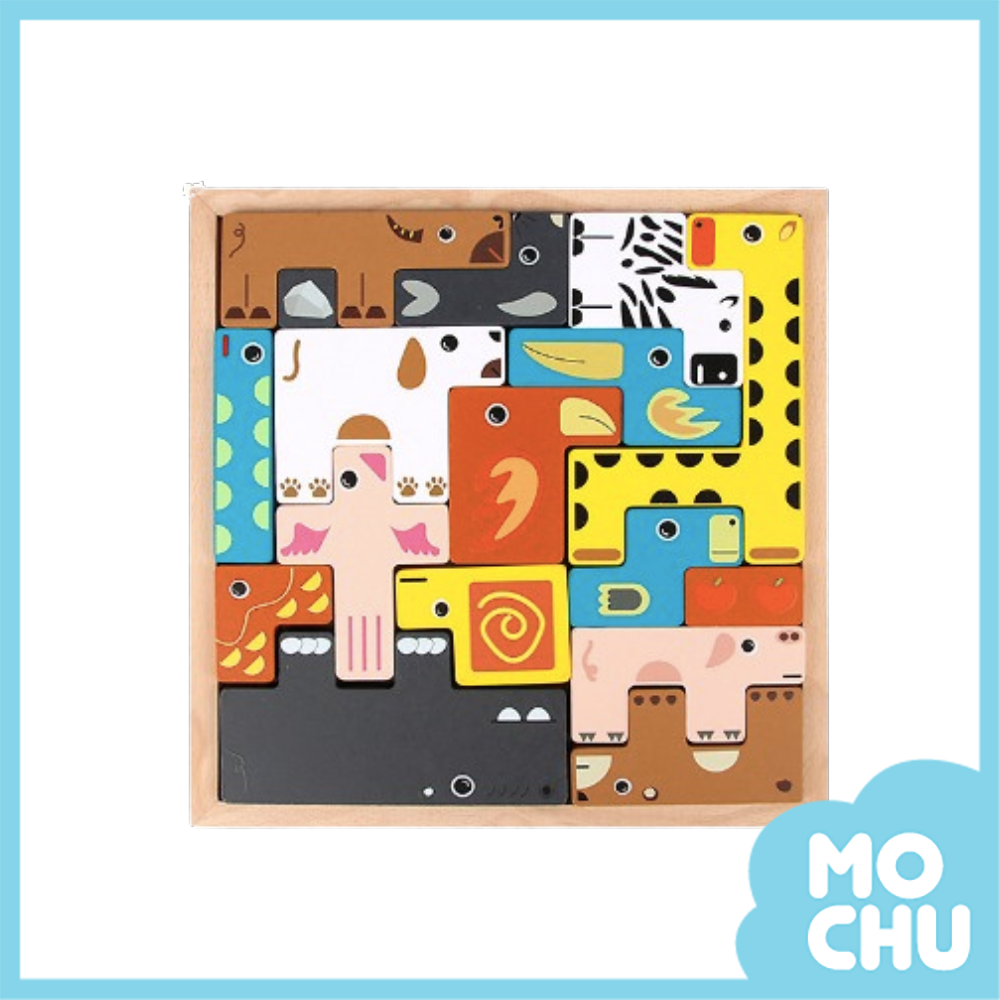動物俄羅斯拼圖積木（兩款）