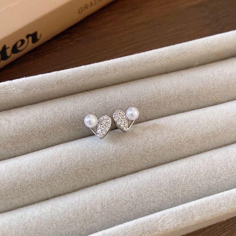 mini碎鑽珍珠小愛心