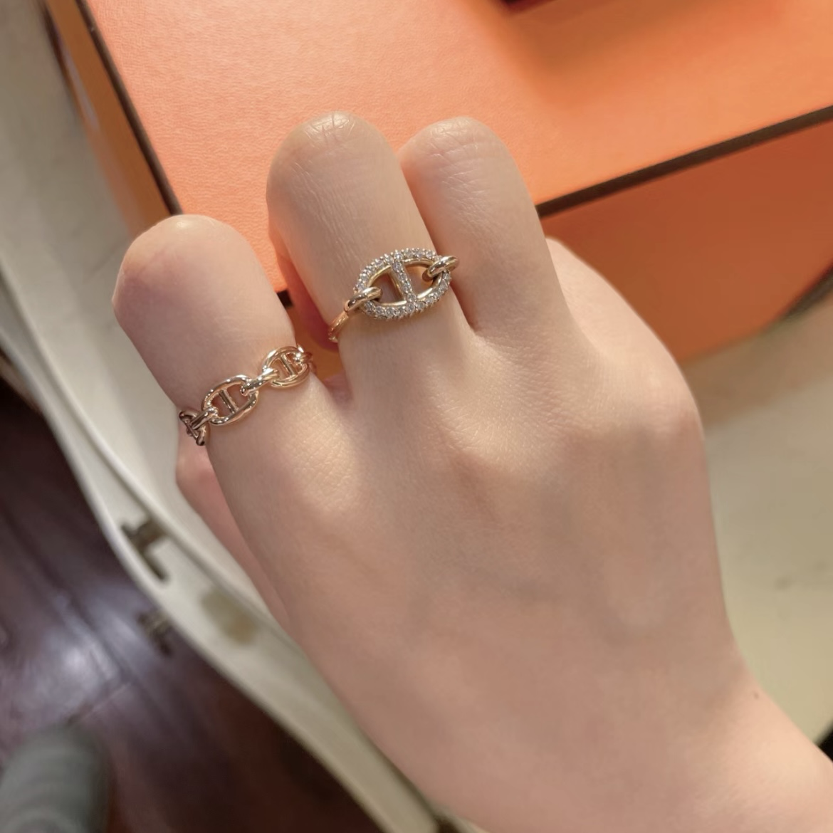 RONDE水鑽豬鼻 單墜定製細戒