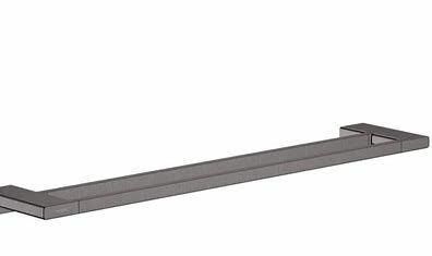 Hansgrohe AddStoris｜雙層毛巾桿｜浴巾架｜黑鉻色