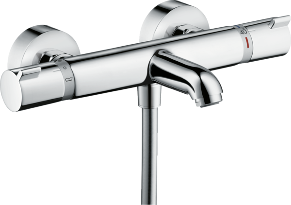 Hansgrohe Ecostat Comfort 定溫龍頭｜雙出水｜13114｜亮鉻色