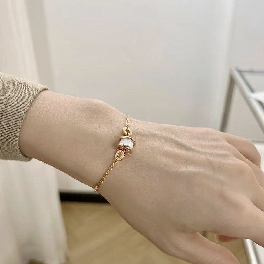 小蠻腰細鍊 定製18k陶瓷/水鑽手鍊