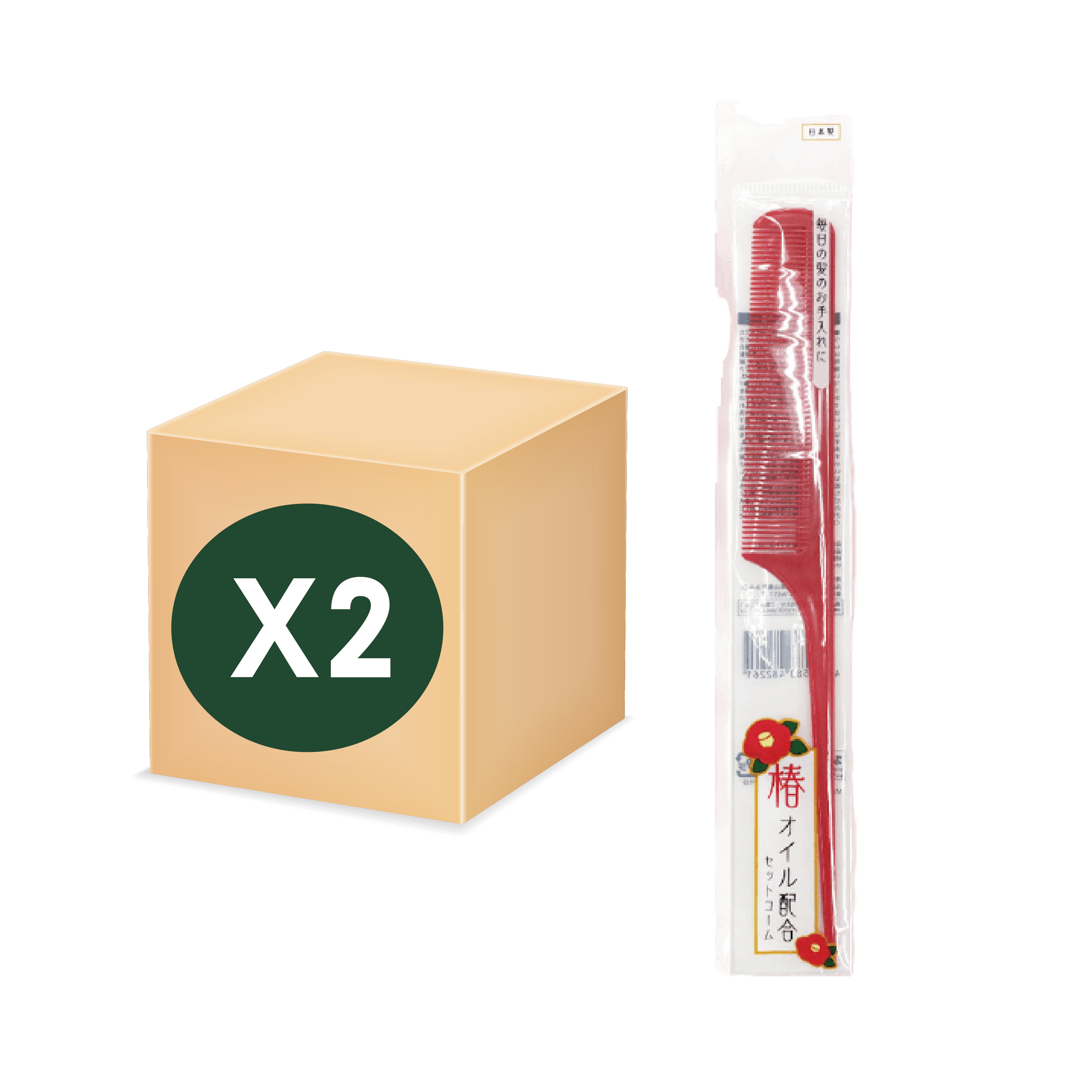 Motobayashi 山茶油套裝梳子TB-1-3（2袋） (3盒)