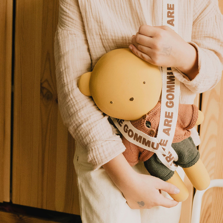 西班牙WE ARE GOMMU BEAR SIENNA 手工天然橡膠玩具