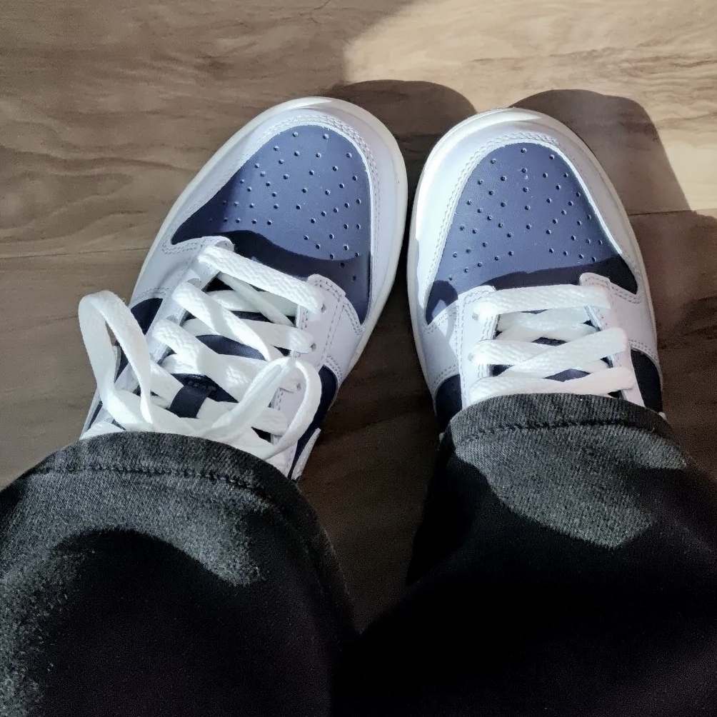 NIKE DUNK LOW GS 反轉 海軍藍 灰藍 淺藍 黑曜石 大童鞋 FB9109-002 / 預購