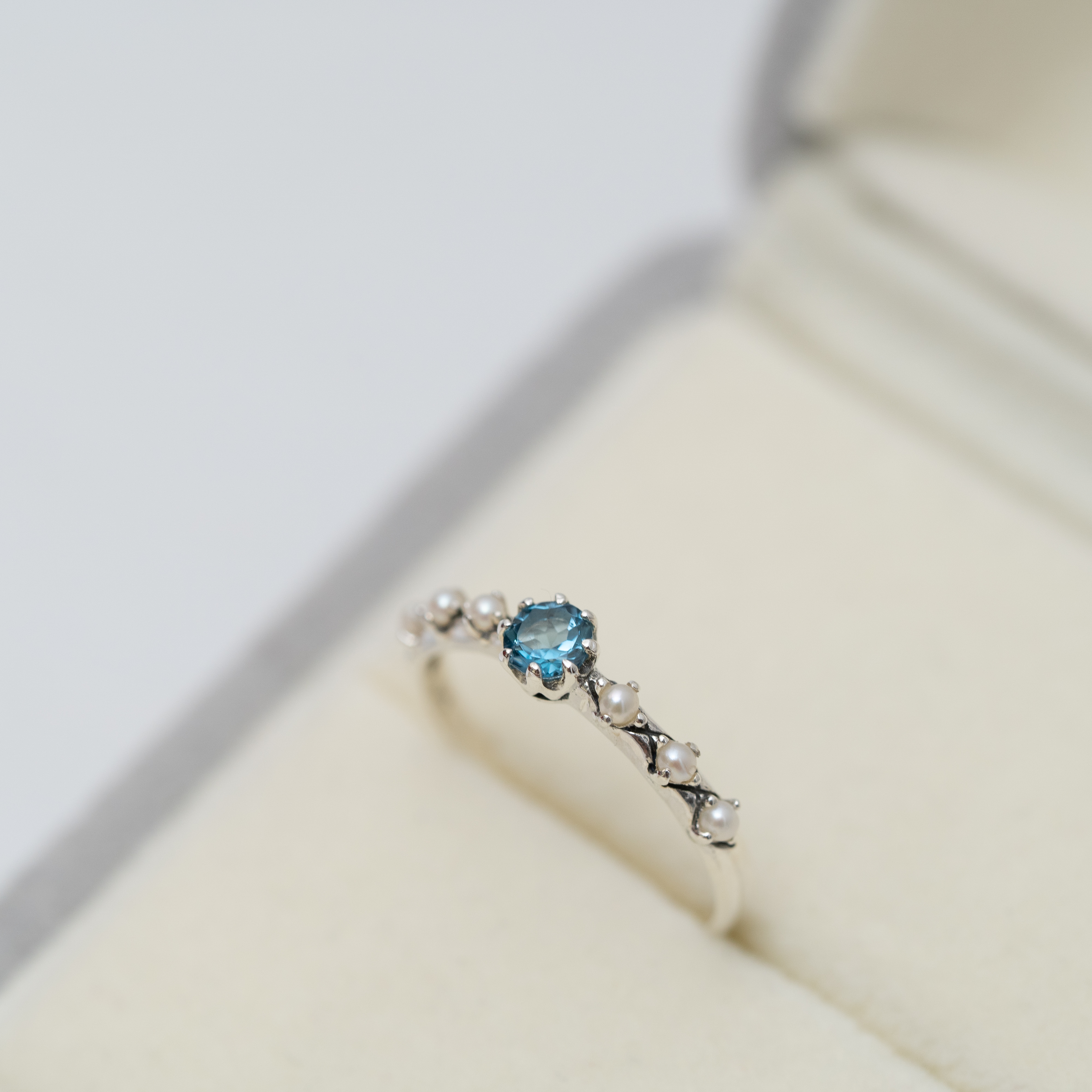 Blue London 拼真珠戒指 svr37