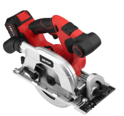 "DEVON" 大有牌20V電圓鋸165mm(6-1/2")(淨機)-[5419-LI-165-Z]