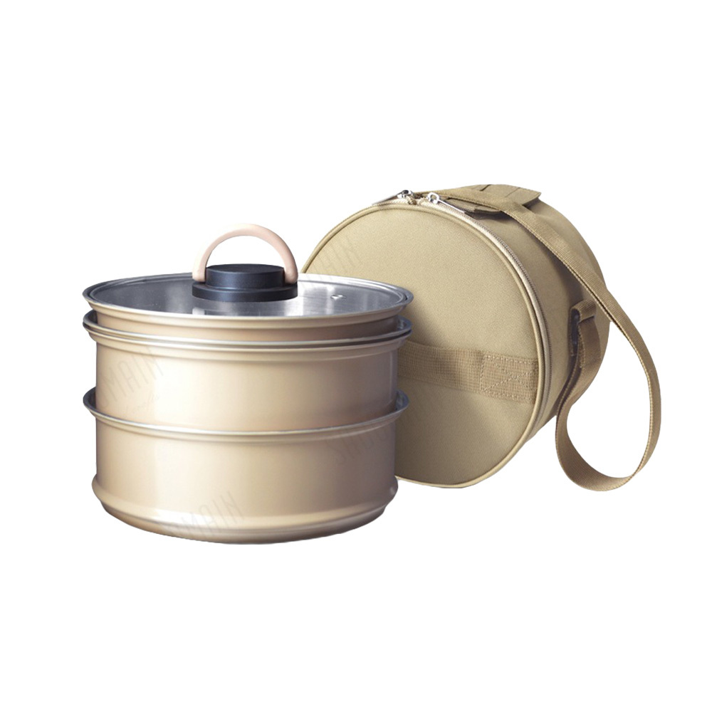 SADOMAIN 仙德曼 露營蒸鍋組 沙 SG0203