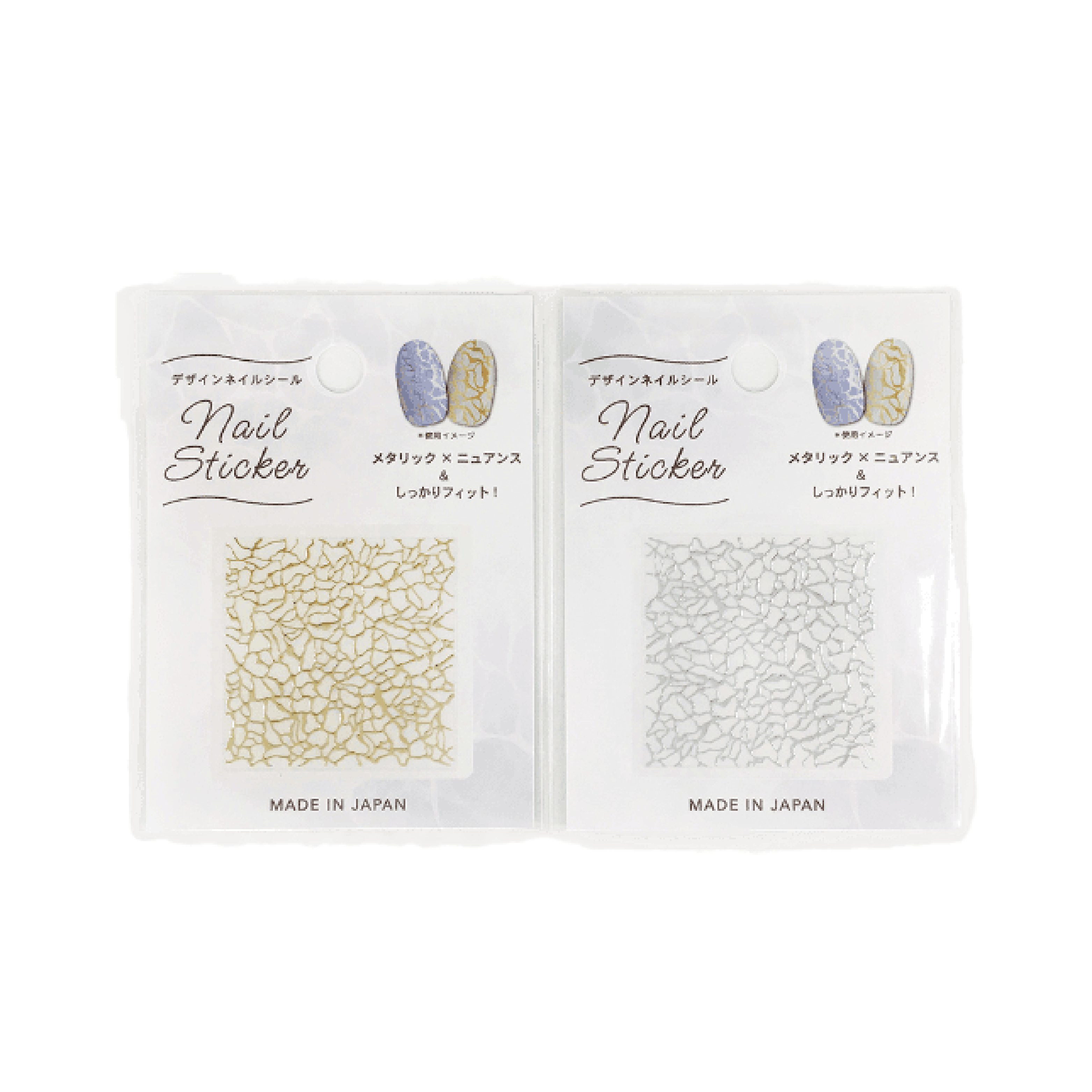Motobayash i美甲貼紙 Nuance line Gold & Silver NAI-22 (3盒)