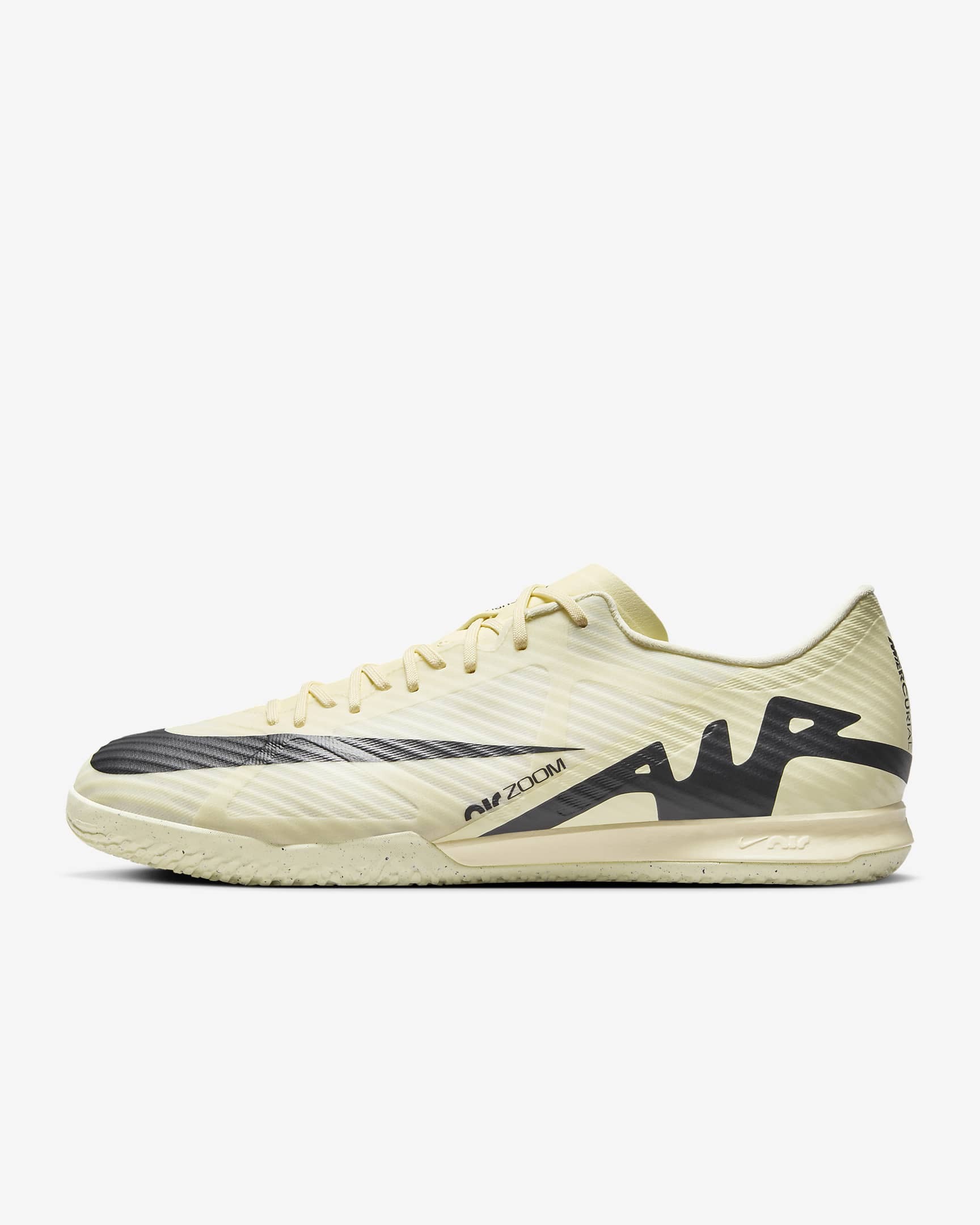 NIKE Air Zoom Mercurial Vapor XV Academ 淡黃色 石地足球鞋