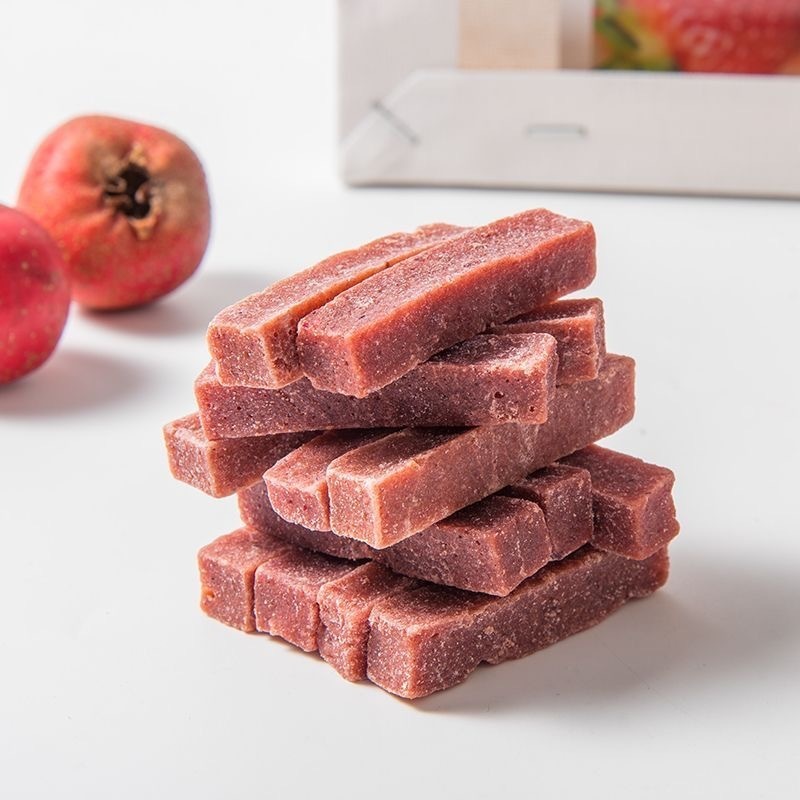 山楂王-藍莓山楂條260g 大罐裝 健胃消食山楂零食 開罐即食