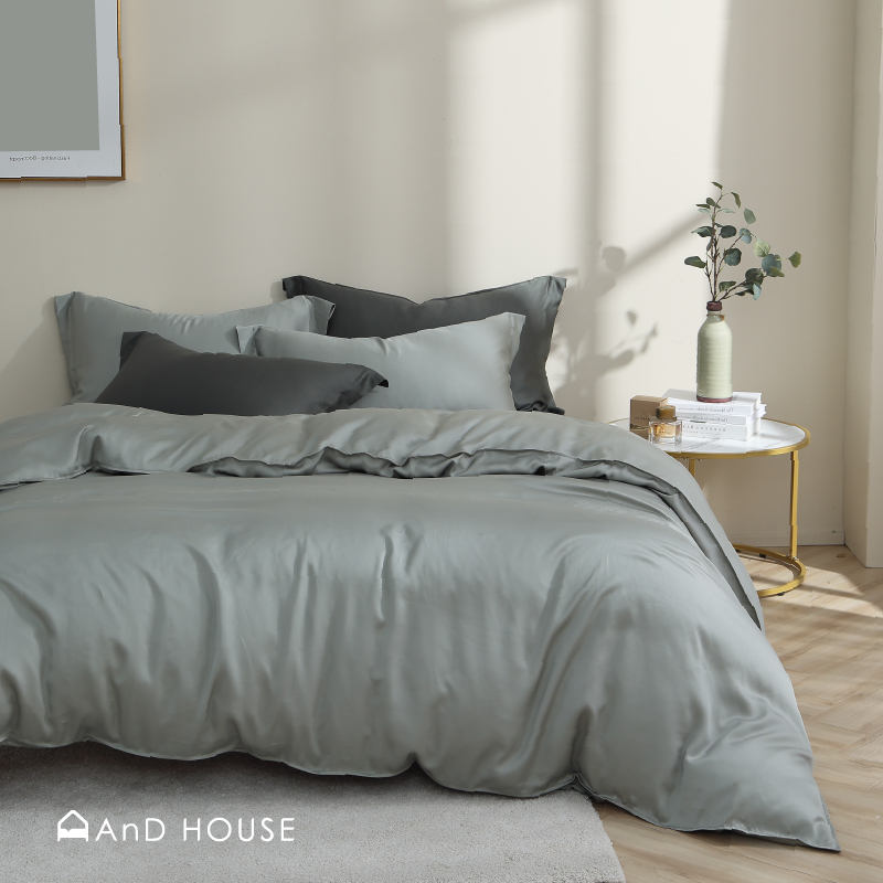 60支天絲｜100%萊賽爾｜雙色配｜橄欖綠ｘ迷霧綠 抹茶森林