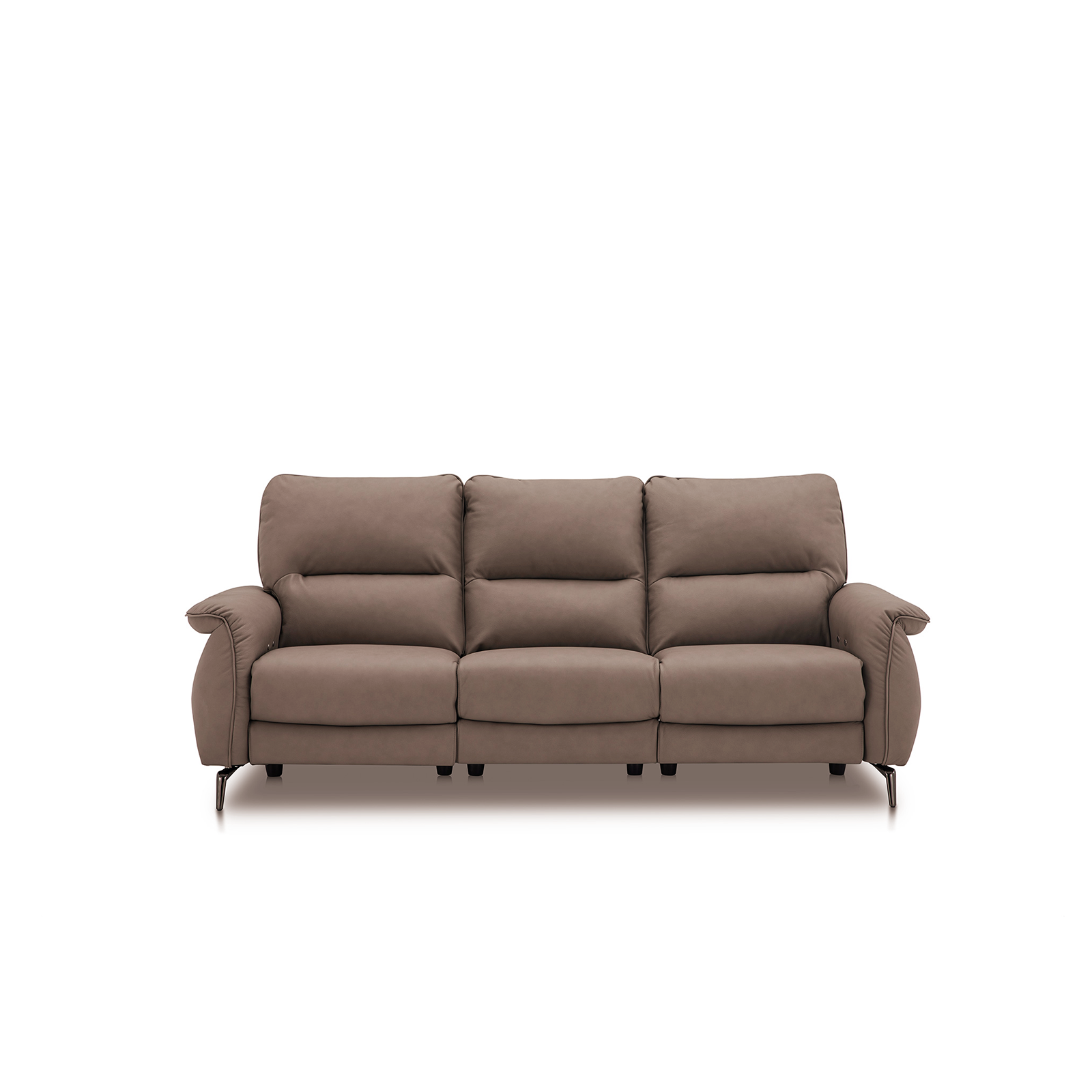 Nevez  牛皮電動沙發 - 可可色〔SFCL348〕