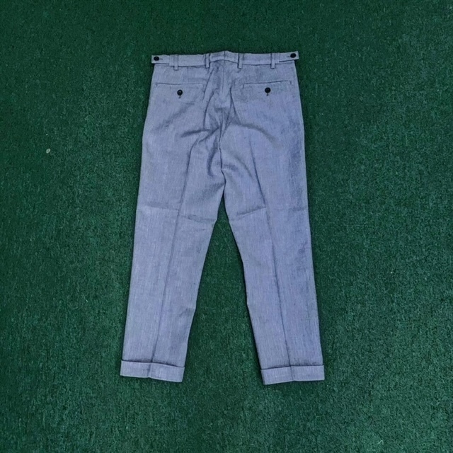 VISVIM HIGH-WATER SLACKS (PREMIUM WOOL) - BLUE SIZE 2 IN STOCK NOW (現貨發售中)