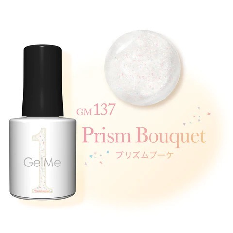日本GelMe1 GM137 Prism Bouquet 棱鏡花束 可撕式凝膠甲油 10mL (Gel甲油)