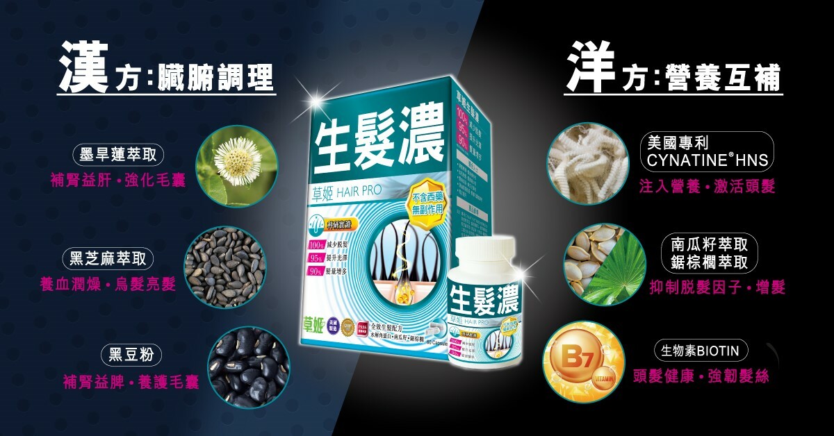 草姬 生髮濃 60粒裝 [#SQ110103]