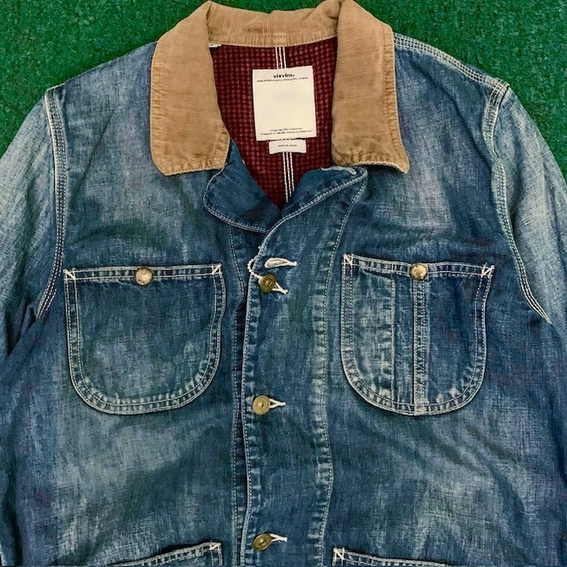 ON SALE: VISVIM SOCIAL SCULPTURE COVERALL DAMAGED JACKET - LT.BROWN SIZE 2 IN STOCK NOW (現貨發售中)