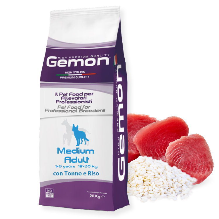 Gemon丨鮮吞拿魚米飯 成犬配方 20kg (GEM-5609)