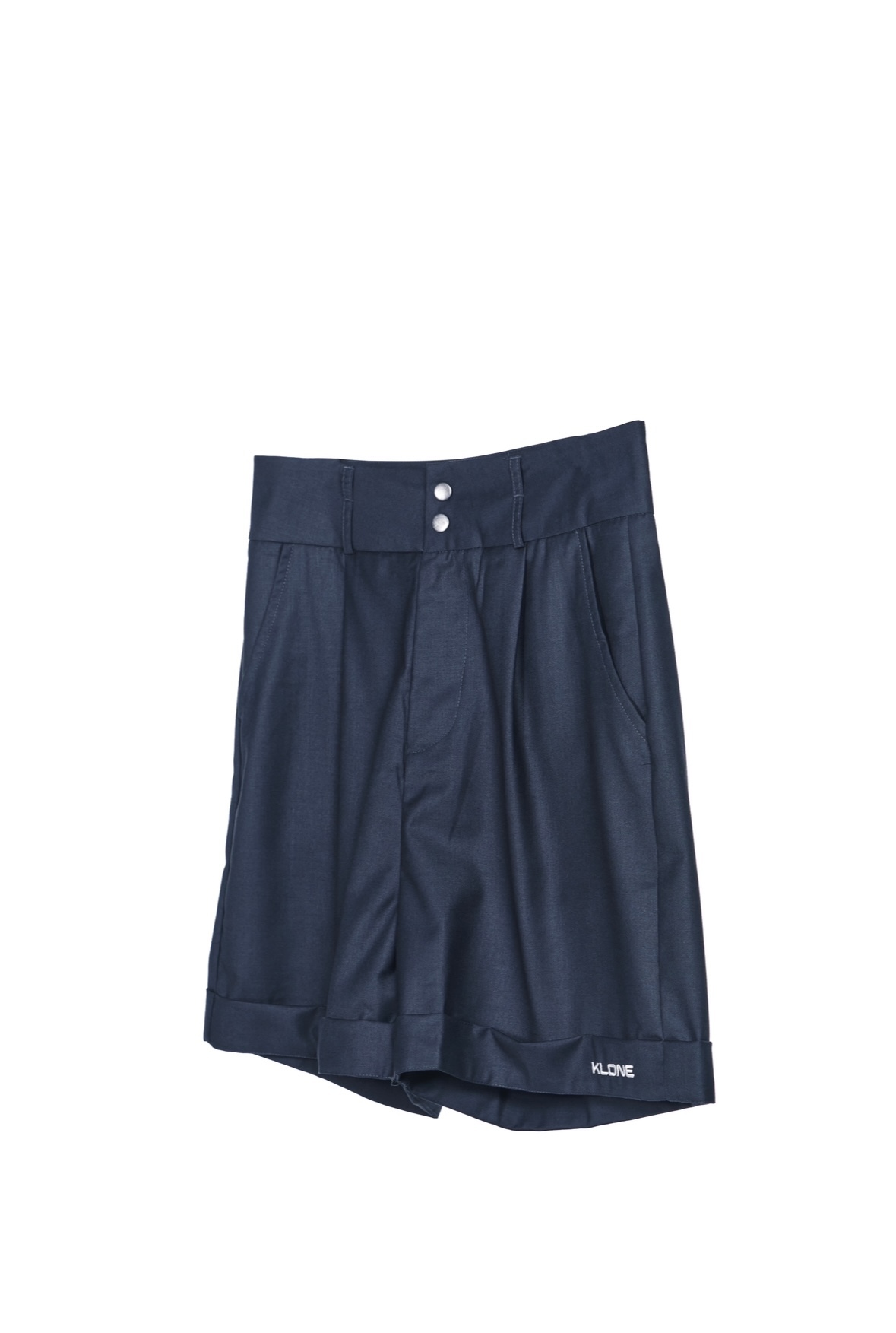 KLONE SS23 COLLECTION “KLONE with the K”  - Wide-fit suit Shorts - Dark grey