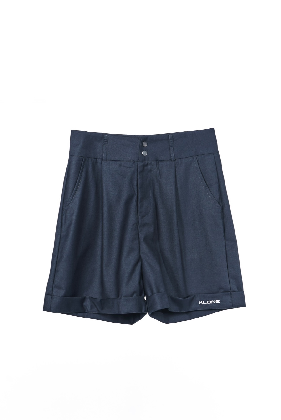 KLONE SS23 COLLECTION “KLONE with the K”  - Wide-fit suit Shorts - Dark grey