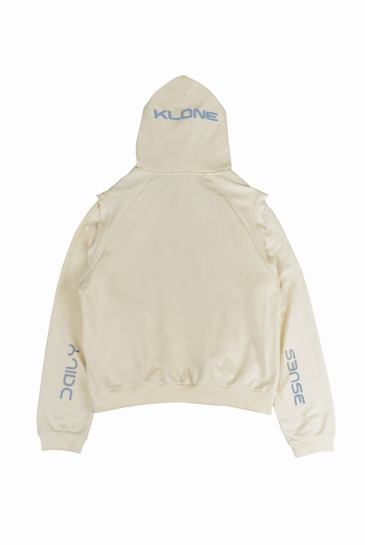 KLONE AW23 COLLECTION “ Daily Sense “  - “ Daily Sense “ Vest Hoodie - Off White