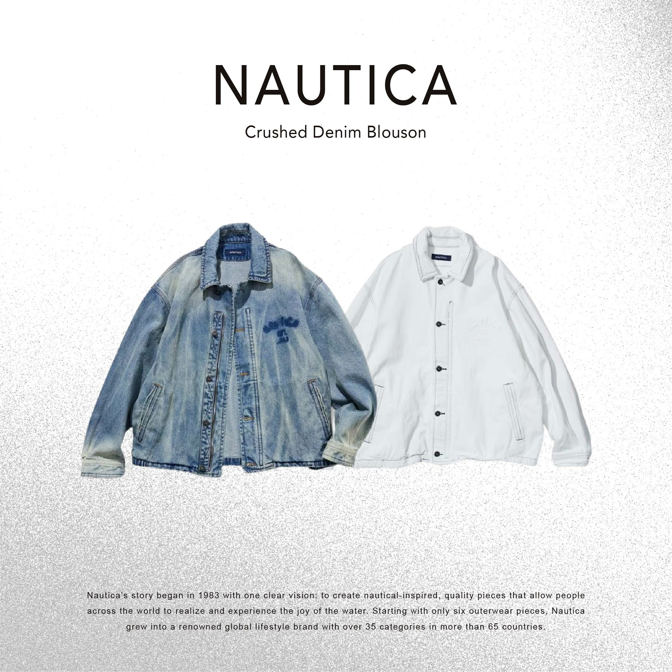NAUTICA Crushed Denim Blouson 水洗牛仔外套