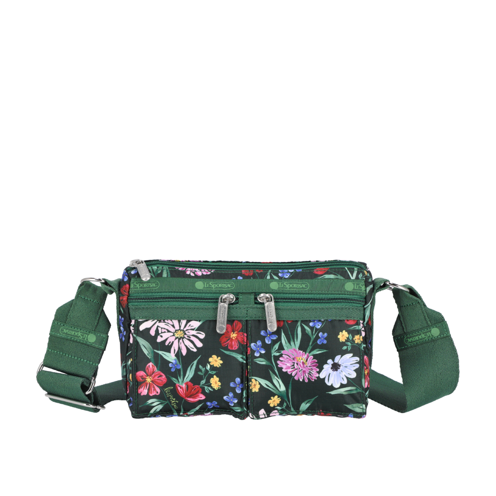 LeSportsac - E/W DOUBLE POCKET BAG 雙口袋肩背包 - 謐境花園