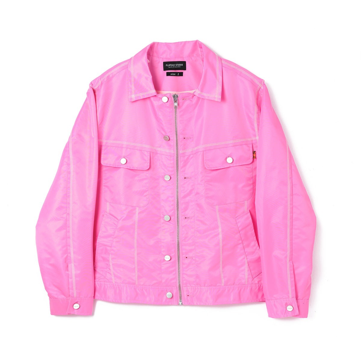 Plateau type p nylon jacket