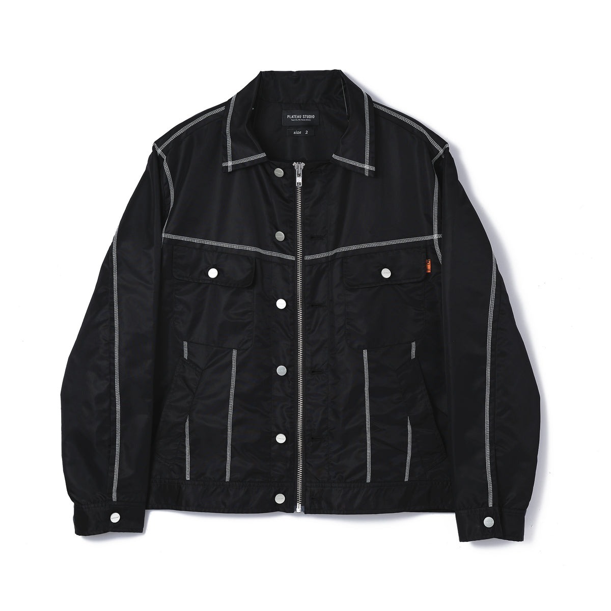 Plateau type p nylon jacket