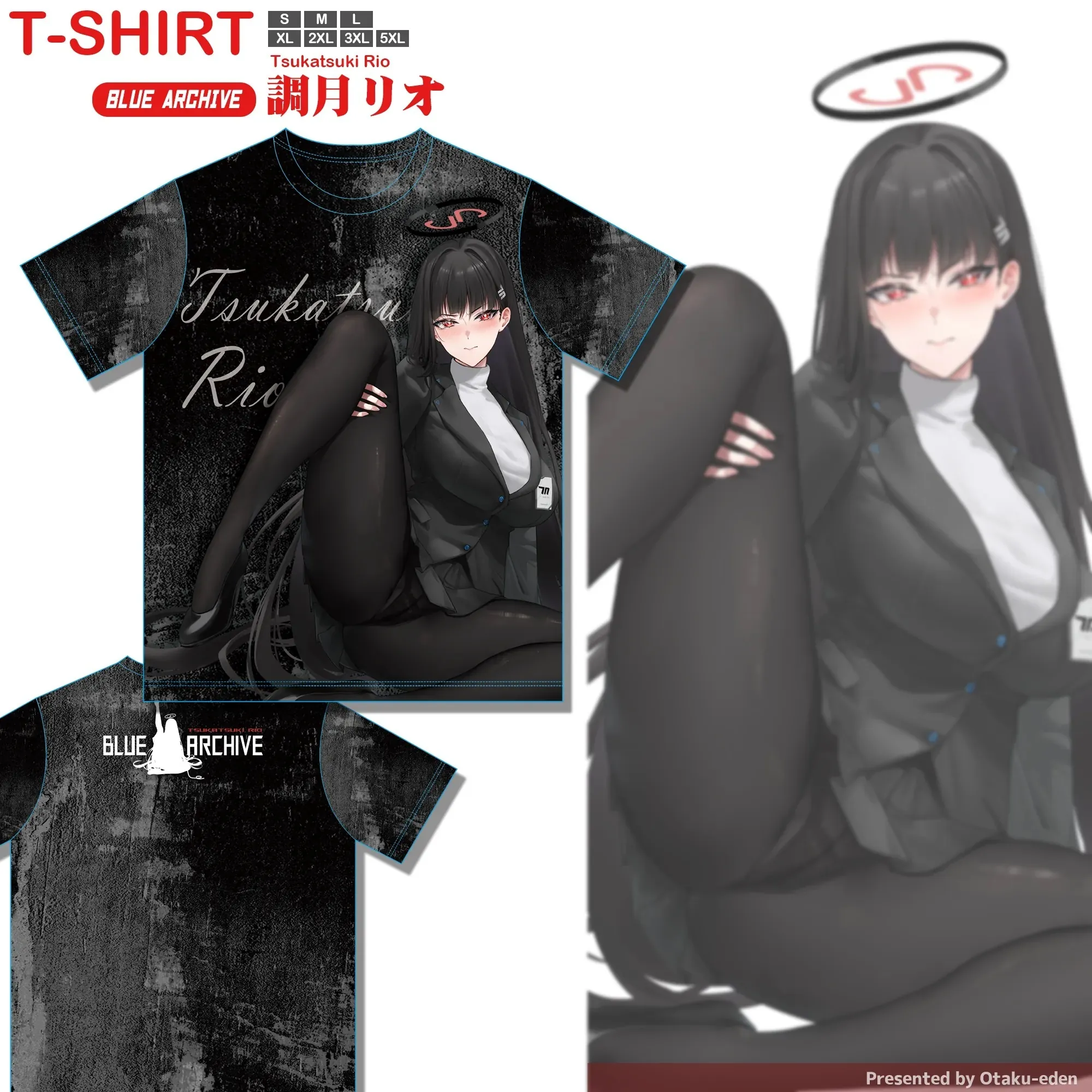 「ACG.GO」「同人代購」FF42 蔚藍檔案-調月リオ Tsukatsuki Rio (熱昇華.排汗T) - [KUUTAMO]