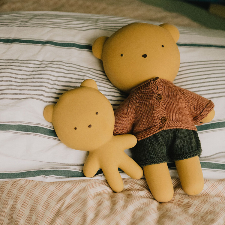 西班牙WE ARE GOMMU MINI BEAR SIENNA 手工天然橡膠固齒器