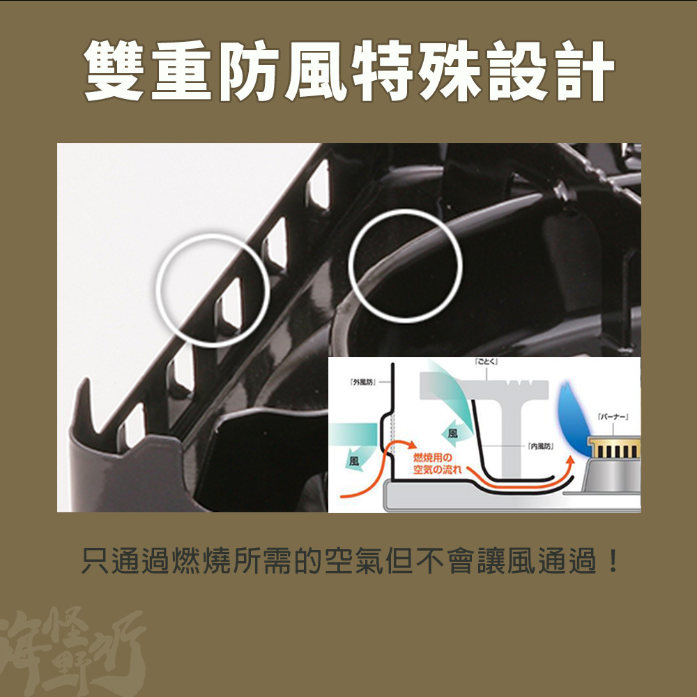 【Iwatani 岩谷】新風丸超防風卡式爐 (CB-KZ-3)