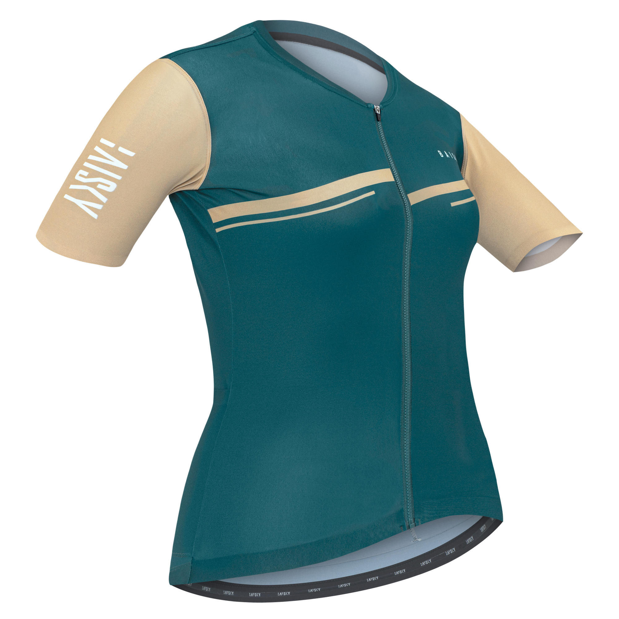 女款空力短車衣 坡道 綠