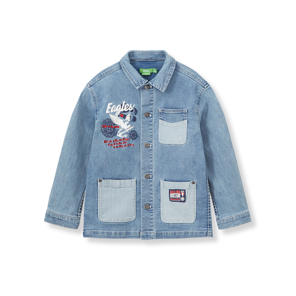 Cool Feel 牛仔印花外套