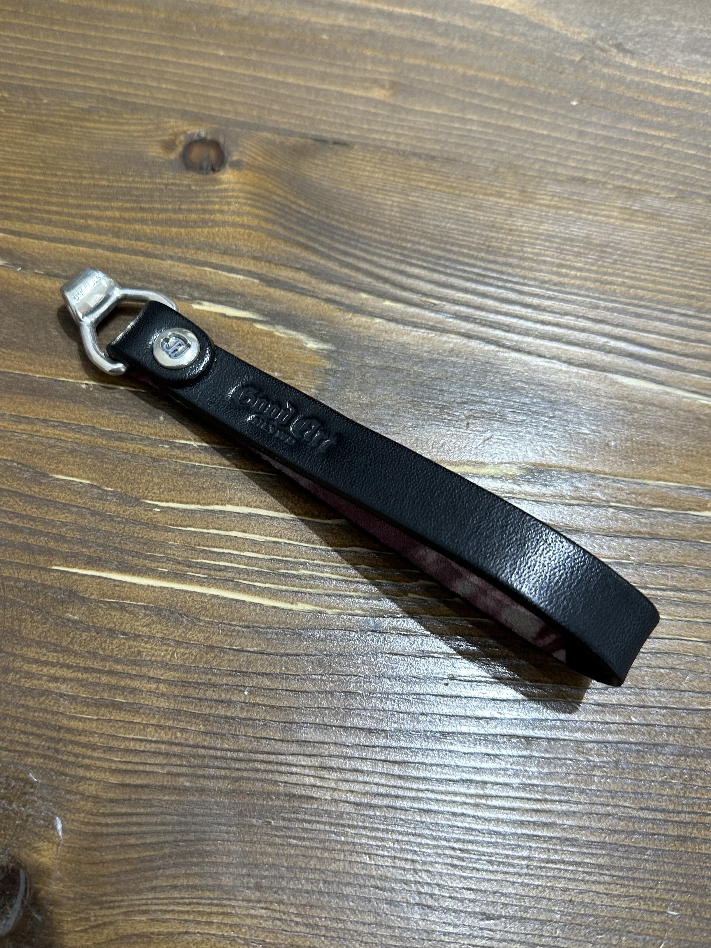 Leather Strappie Key Dob | Black