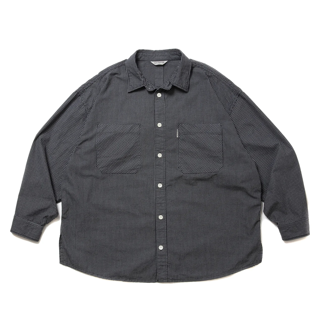 値下✕ 1回着用 24ss COOTIE ガーメントダイ リップストップシャツ COOTIE PRODUCTIONS 24 CAPSULE COLLECTION |GARMENT DYED