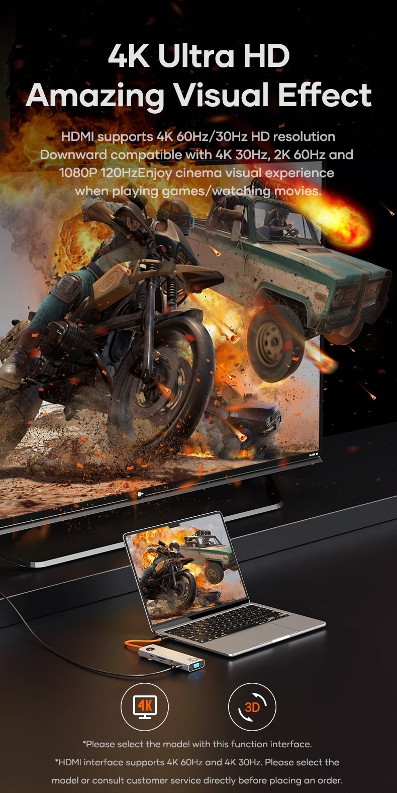 Rock 予琪 TR30 Type-c 7合1  擴充集線器