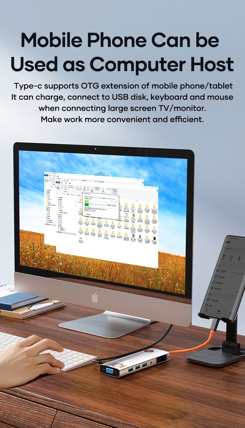 Rock 予琪 TR30 Type-c 7合1  擴充集線器